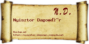 Nyisztor Dagomér névjegykártya